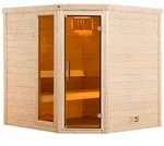 Weka Premium Massivholzsauna Turku 1 Sparset 2 inkl. 7,5 kW Bioaktiv-Ofen und