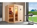 Weka Massivholzsauna Valida Eck Gr. 1 mit Glast&uuml;r+Fenster Sparset 2 - "Alles...