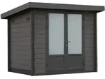 Wolff Finnhaus WPC Gartenhaus Trend B - 28 mm-Ohne Fu&szlig;boden