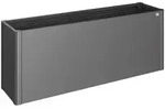 Biohort HochBeet-201 x 53 x 77 cm (Gr. 2x0,5)-dunkelgrau-metallic