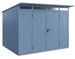 H&ouml;rmann Metall-Ger&auml;tehaus EcoStar Premiumline mit Pultdach B 302,8 x 238 cm (Typ