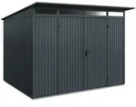 H&ouml;rmann Metall-Ger&auml;tehaus EcoStar Premiumline mit Pultdach B 302,8 x 238 cm (Typ
