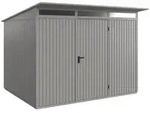 H&ouml;rmann Metall-Ger&auml;tehaus EcoStar Premiumline mit Pultdach B 302,8 x 238 cm (Typ