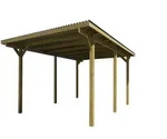 Weka Carport 606 Gr. 1 (Holzcarport)