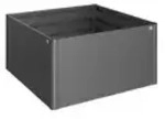 Biohort HochBeet 152 x 152 x 77 cm (Gr. 1,5x1,5) dunkelgrau-metallic