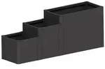 Biohort Pflanzkasten-System DaVinci Version 3 - Blumentreppe B x T x H 201 x 53 x 77