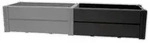 KHW Erweiterungsset f&uuml;r Hochbeet Demeter schmal - B 82 x T 44 x H 31 cm - 122 L