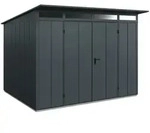 H&ouml;rmann Metall-Ger&auml;tehaus EcoStar Premiumline mit Pultdach B 302,8 x 238 cm (Typ
