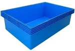Ubbink Teichschale Fertigteich Victoria Quadro 7 K&uuml;bel rechteckig 980 l blau
