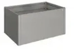 Biohort 68018, Biohort HochBeet 152 x 102 x 77 cm (Gr. 1,5x1) quarzgrau-metallic