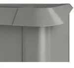 Biohort Schneckenschutz f&uuml;r HochBeet-102 x 53 x 77 cm (Gr. 1x0,5)-quarzgrau-metallic