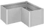 Biohort Pflanzbeet Belvedere B 102 x T 102 cm (Gr. L100) 45 cm (MINI) silber-metallic