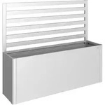 Biohort Rankgitter f&uuml;r Hochbeet 2 m Seite, silber-metallic