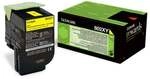 Original Toner Lexmark 80C2XY0/802XY gelb 80C2XY0