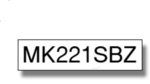 Original P-Touch Farbband Brother MK221SBZ schwarz wei&szlig; MK221SBZ