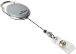 DURABLE Ausweishalter JOJO STYLE, mit Druckknopf-Schlaufe, VE 20 Stk, grau