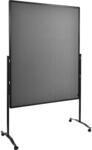 Legamaster Moderationswand Premium Plus, Tafelformat 1200 x 1500 mm, Filz, grau, fest