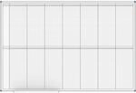MAUL Plantafel MAULstandard, Jahresplaner, 14 Monate, kunststoffbeschichtet, Breite