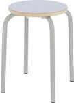 Hocker PARIS, Sitzh&ouml;he 460 mm, taupe kaiserkraft