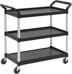 Rubbermaid Allzweck-Servierwagen, Tragf&auml;higkeit gesamt 90 kg, LxBxH 860 x 470 x 960