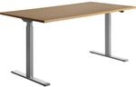 Topstar Schreibtisch, elektrisch h&ouml;henverstellbar, gerade, BxT 1600 x 800 mm,