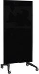 Legamaster Glasboard, mobil, Sicherheitsglas, BxH 950 x 1750 mm, schwarz