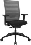 Topstar B&uuml;rostuhl AirWork, mit Armlehnen, Synchronmechanik, schwarz, grau