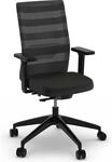 Topstar B&uuml;rostuhl AirWork, mit Armlehnen, Synchronmechanik, schwarz, schwarz