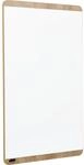 Whiteboard NATURAL, Rahmen in Holzoptik, Tafel wei&szlig;, BxH 750 x 1150 mm kaiserkraft