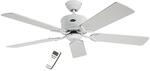 Deckenventilator ECO ELEMENTS, Rotorblatt-&Oslash; 1320 mm, Lack wei&szlig; / Lack lichtgrau