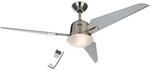 Deckenventilator ECO AVIATOS, Rotorblatt-&Oslash; 1320 mm, Lack alusilber / Chrom