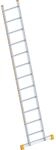 Layher Alu-Anlegeleiter, mit Sprossen, Breite 450 mm, 12 Sprossen inkl. Traverse
