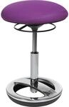 Topstar B&uuml;rohocker SITNESS BOB, Sitzh&ouml;he 440 - 570 mm, Bezug violett