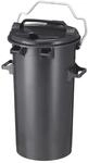 System-M&uuml;lltonne aus Kunststoff, mit B&uuml;gel und Deckel, Volumen 50 l kaiserkraft