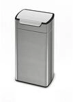 simplehuman Touch-Abfallsammler, Edelstahl matt, Volumen 30 l, HxBxT 710 x 390 x 290