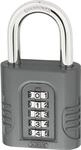 ABUS Zahlenschloss, 158/65 B/DFNLI, VE 3 Stk, schwarz