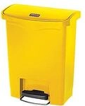 Rubbermaid Treteimer SLIM JIM&reg;, aus Polyethylen, 30 l, gelb