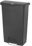 Rubbermaid Treteimer SLIM JIM&reg;, aus Polyethylen, 68 l, schwarz