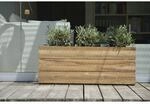 Pflanzkasten aus Teakholz, HxBxT 380 x 1000 x 250 mm, Volumen 84 l kaiserkraft