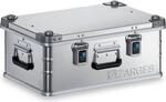 ZARGES Alu-Transportkiste, Inhalt 42 l, Innen-LxBxH 550 x 350 x 220 mm, in robuster