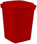 Mehrzweck-Beh&auml;lter, Volumen 90 l, LxBxH 510 x 485 x 600 mm, rot kaiserkraft