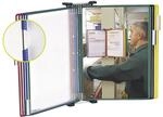 Tarifold Klarsichttafel-Wandhalter, Komplett-Set mit 10 Klarsichttafeln, VE 1 Stk