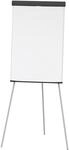 MAUL Flipchart, dreibeinig, H&ouml;he 1860 mm, ohne Papierhalter, wei&szlig;