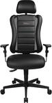 Topstar B&uuml;rostuhl SITNESS RS, inkl. Kopfst&uuml;tze und Armlehnen, schwarz / schwarz