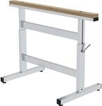 MUNK Arbeitsbock, h&ouml;henverstellbar, Aluminium, h&ouml;henverstellbar 700 - 1000 mm