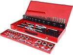 KS Tools HSS Gewindeschneidwerkzeug-Satz, 54 Teile, Industriekassette