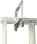 KRAUSE Leiter-Wandhalter COMBI, 1 Paar, grau