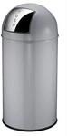 EKO Push-M&uuml;lleimer, Stahl, Volumen 40 l, Hx&Oslash; 740 x 350 mm, eisengrau