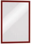 DURABLE DURAFRAME&reg; Info-Rahmen, selbstklebend, magnetisch, f&uuml;r DIN A3, Rahmen rot,