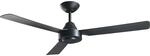 Deckenventilator CALYPSO mit Wandschalter, Rotorblatt-&Oslash; 1220 mm, schwarz kaiserkraft